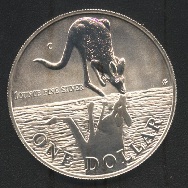 澳大利亚袋鼠纪念银币