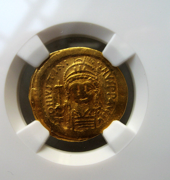 查士丁尼硬币图片