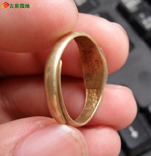 清代老金戒指的特征图片