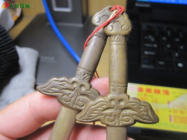 雌雄宝剑~~~~~|佛像铜器杂件(正式会员) - 古泉社区