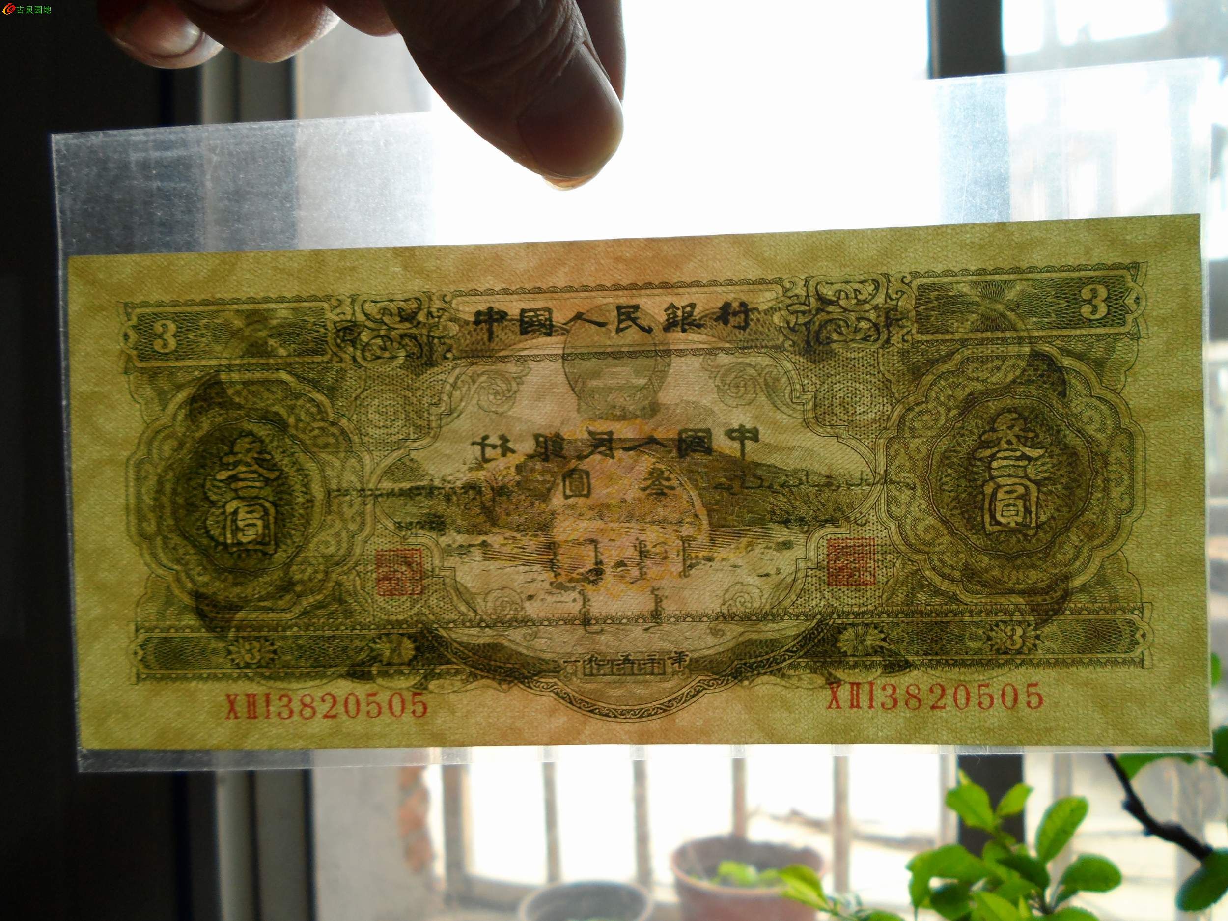 中国三元人民币图片